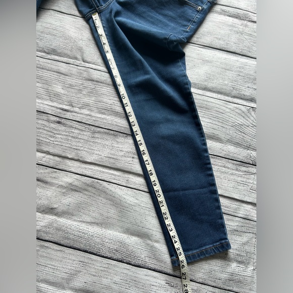 Everlane Mid Rise Skinny Jean Ankle in Dark Indigo wash size 30 - Picture 15 of 16